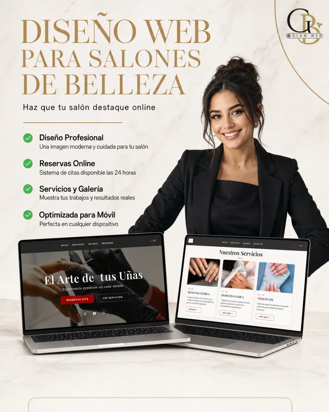 Diseño web salones